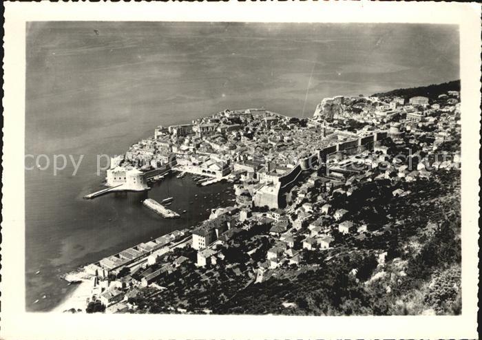 Dubrovnik Ragusa Fliegeraufnahme
