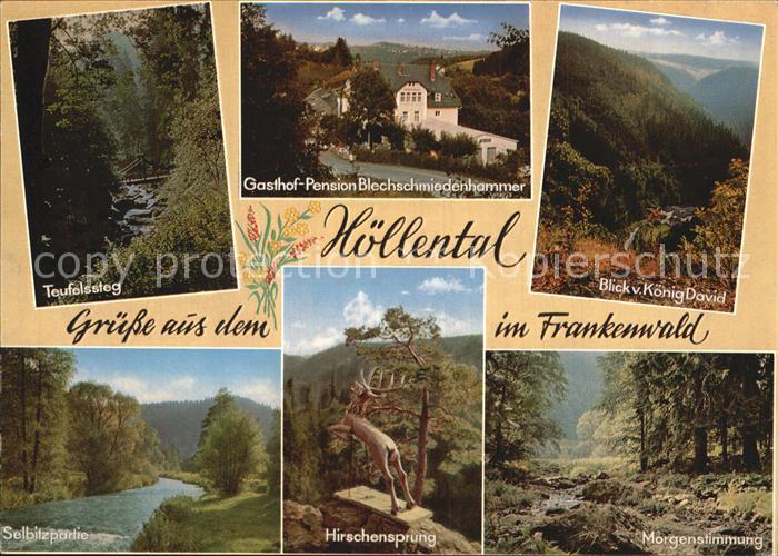 Lichtenberg Oberfranken Teufelssteg Gasthaus Pension Blechschmiedehammer Hirsche