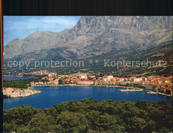 Makarska Dalmatien Fliegeraufnahme