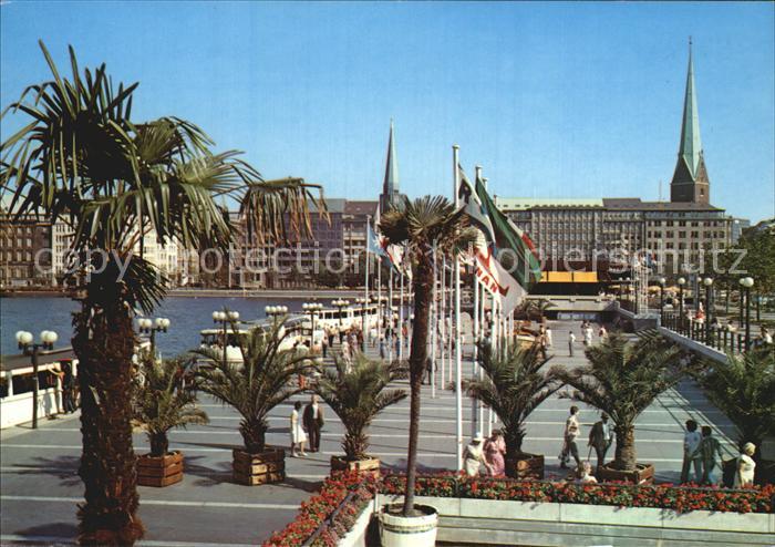 HAMBURG  CITY Alsterpromenade Jungfernstieg