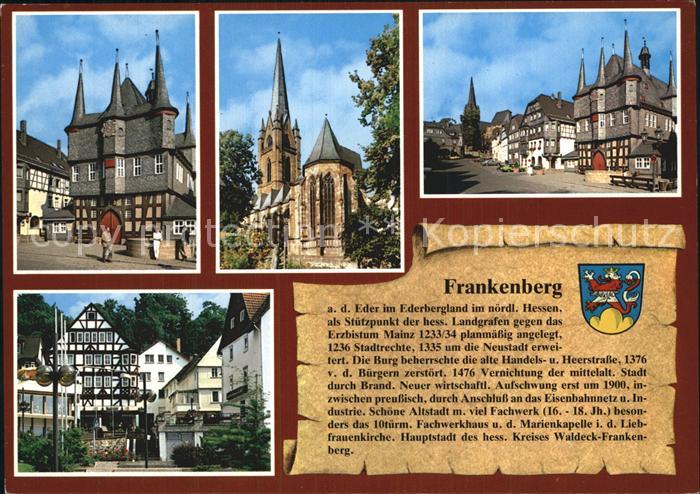 Frankenberg Sachsen Rathaus Kirche Obermarkt