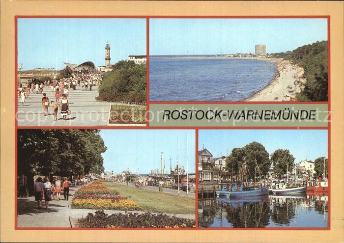 Warnemuende Ostseebad Hafen Strand Alter-Strom