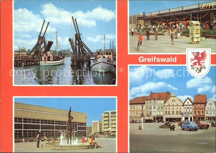 Greifswald Hafen Ziehbruecke