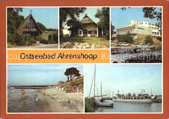 Ahrenshoop Ostseebad Kirche Kunstkaten Kurhaus Strand Hafen