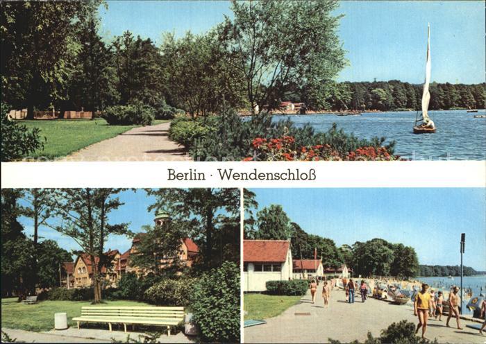 BERLIN  CITY Wendenschloss Promenade Moellhausenufer
