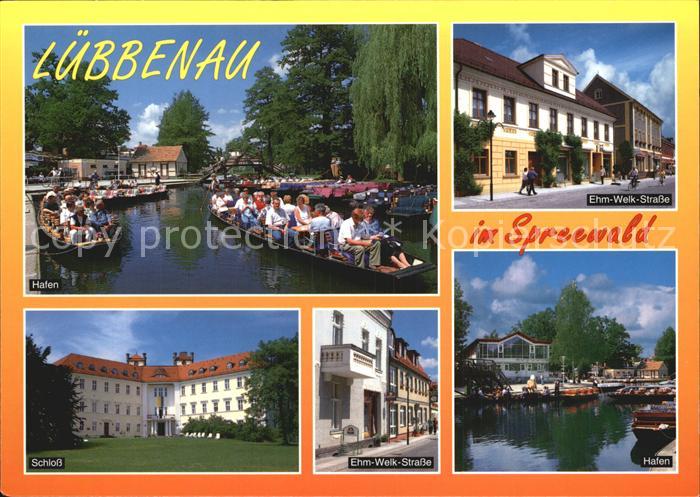 Luebbenau Spreewald Ehm-Welk-Strasse Hafen Schloss