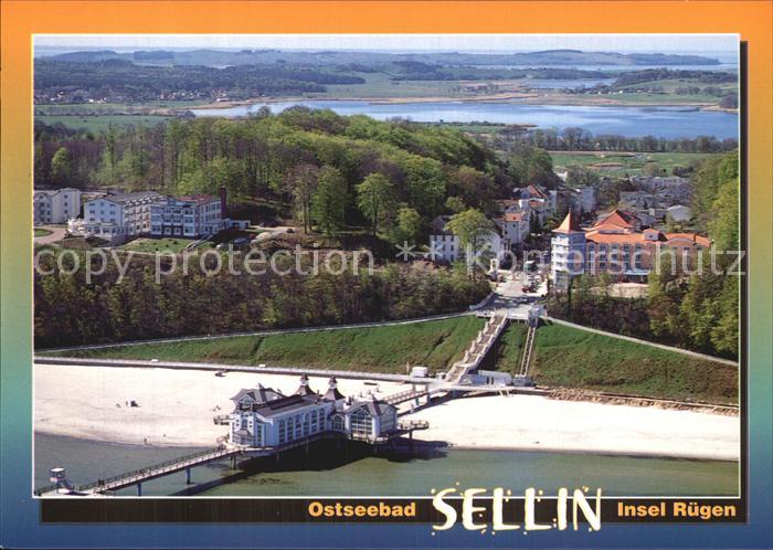 Sellin Ruegen Fliegeraufnahme Seebruecke