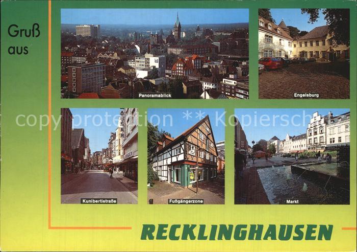 Recklinghausen Westfalen Engelsburg Markt Kunibertistrasse