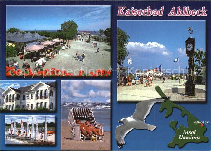 Ahlbeck Ostseebad Kaiserbad Seebruecke Strand Promenade
