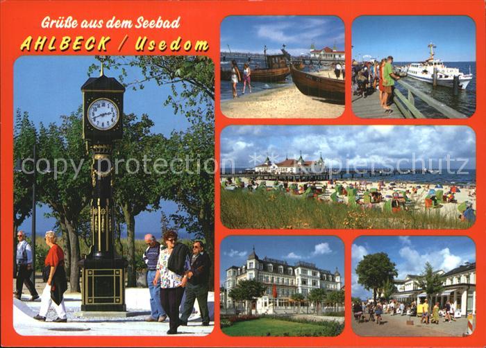 Ahlbeck Ostseebad Strand Seebruecke Promenade