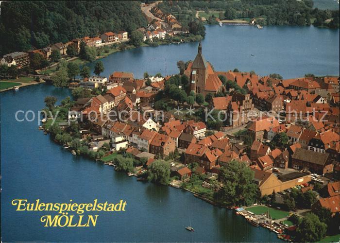 Moelln Lauenburg Fliegeraufnahme Eulenspiegelstadt