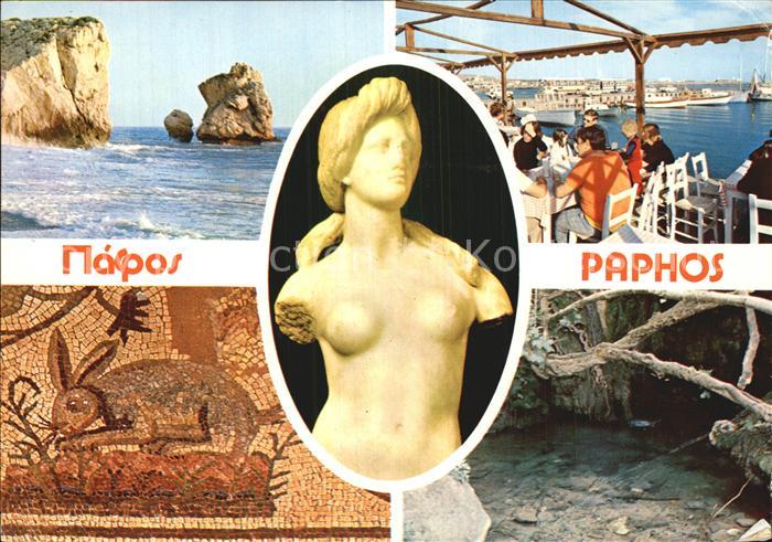 Paphos Birthplace of Venus Harbour Mosaik