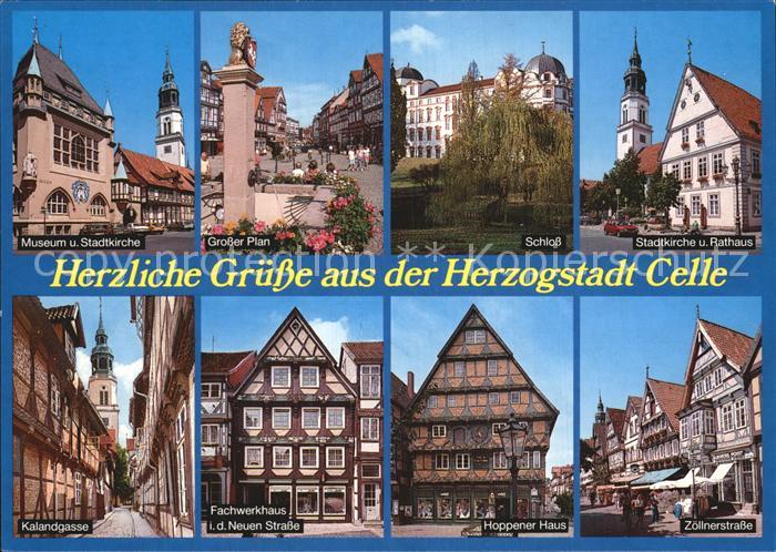 Celle Niedersachsen Museum Grosser-Plan Schloss Hoppener-Haus Zoellnerstrasse