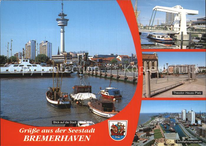 Bremerhaven Hafen Stadt Schiffahrtsmuseum Theodor-Heuss-Platz