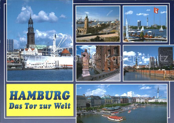 HAMBURG CITY Hafen Elbtunnel Alster