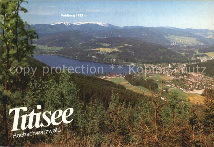 Titisee-Neustadt mit See und Feldberg