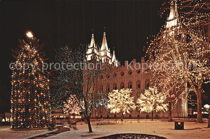 Salt Lake City Christmas Time on Temple Square