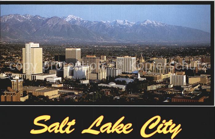 Salt Lake City Fliegeraufnahme