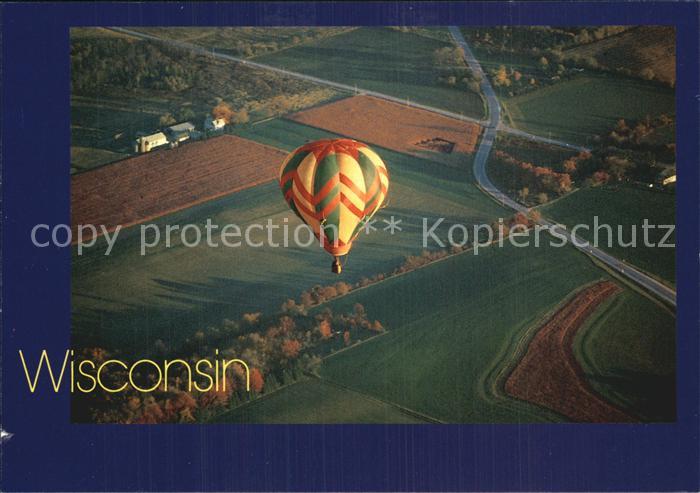 Wisconsin Fliegeraufnahme Hot Air Balloon