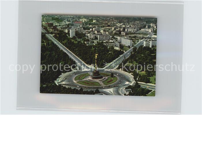 BERLIN CITY Fliegeraufnahme Siegessaeule