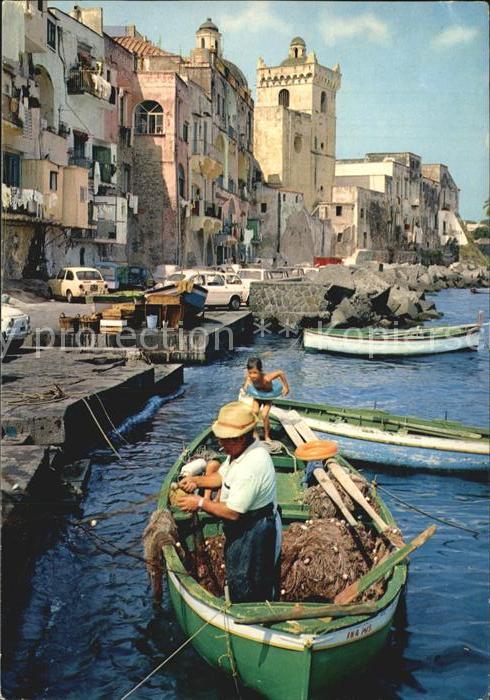 Ischia Teilansicht Fischerboot