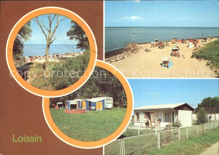 Loissin Pommern Strand Zeltplatz Bungalowsiedlung
