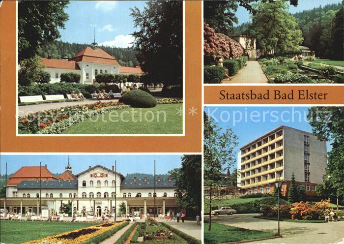 Bad Elster Badehaus HO Badecafe Badeplatz Klinik fuer Herz und Kreislaufkrankhei