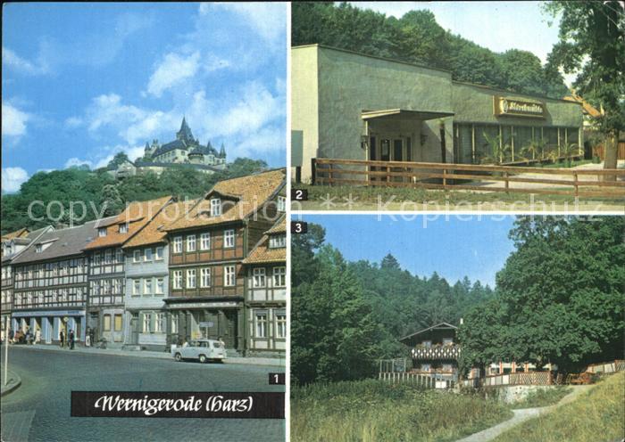 Wernigerode Harz Schloss Konsumgaststaette Storchmuehle HOG Christianental