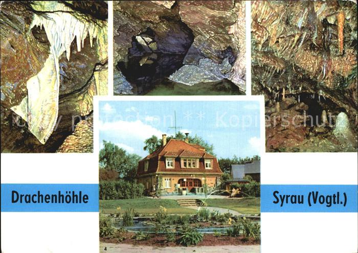 Syrau Vogtland Drachenhoehle Elefantenohr Grosser See Schatzkammer versteinerte