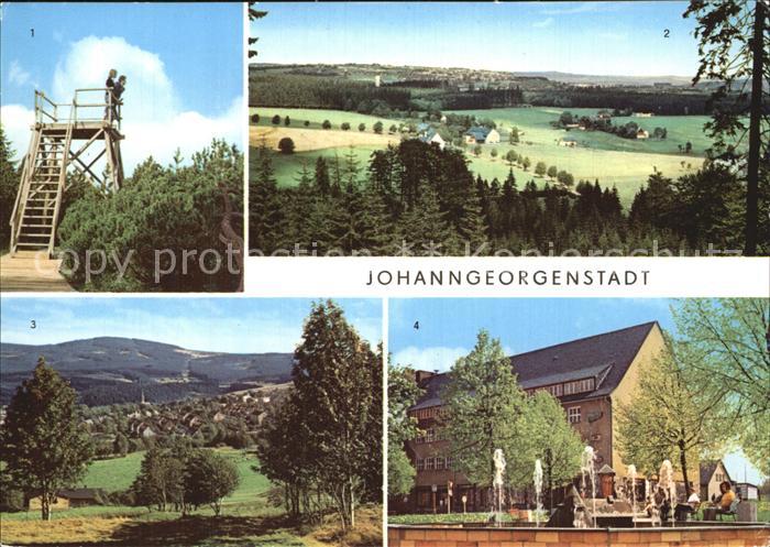 Johanngeorgenstadt Aussichtsturm Oberjugel Mittelstadt Blatensky Platz des Bergm