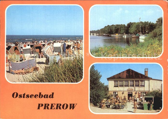 Prerow Ostseebad Strand Seglerhafen HO Milchbar am Duenenhaus