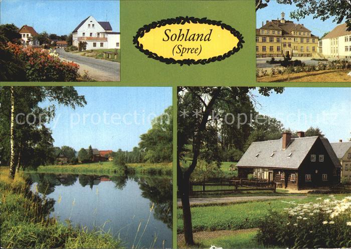 Sohland Spree Teilansicht Polytech Oberschule Stausee Heimatmuseum
