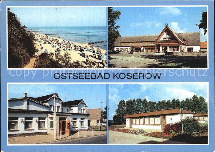 Koserow Ostseebad Usedom Strand Forstferienobjekt Damerow FDGB Ferienheim Zentra