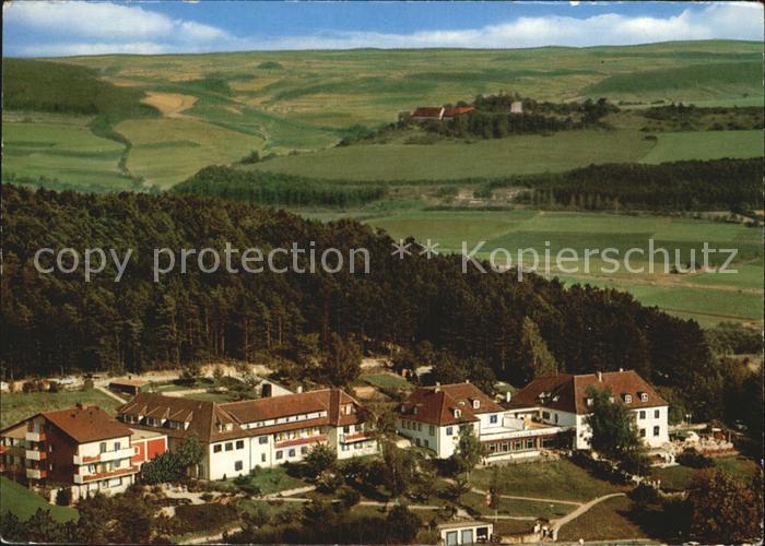 Bad Mergentheim Kursanatorium am Hexenkreuz Fliegeraufnahme