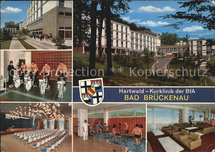Bad Brueckenau Hartwald Kurklinik der BfA Fitnessraum Konzertsaal Wassertreten A