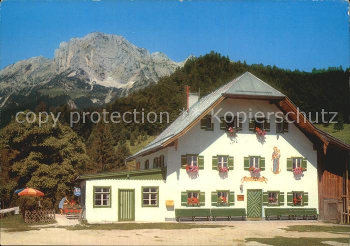 Ettenberg Gasthaus Ettenberg mit Untersberg
