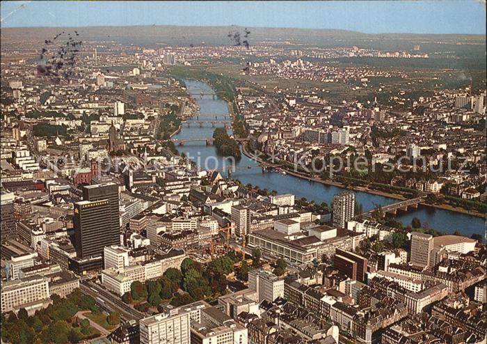 Frankfurt Main Fliegeraufnahme