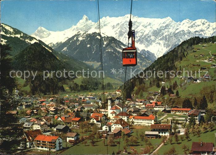 Schruns Vorarlberg mit Montafoner Hochjochbahn