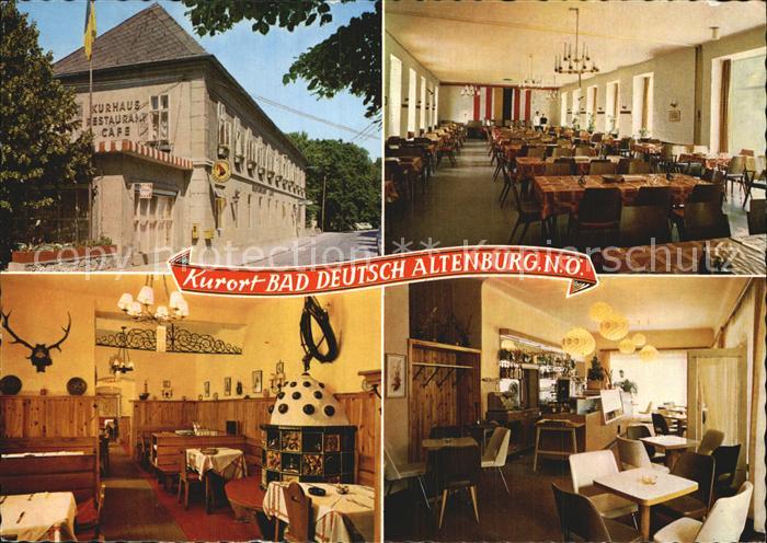 Bad Deutsch-Altenburg Kurhaus Bauernstube Speisesaal Espresso