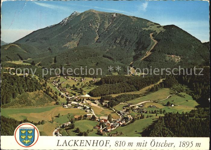 Lackenhof Gaming mit oetscher Fliegeraufnahme