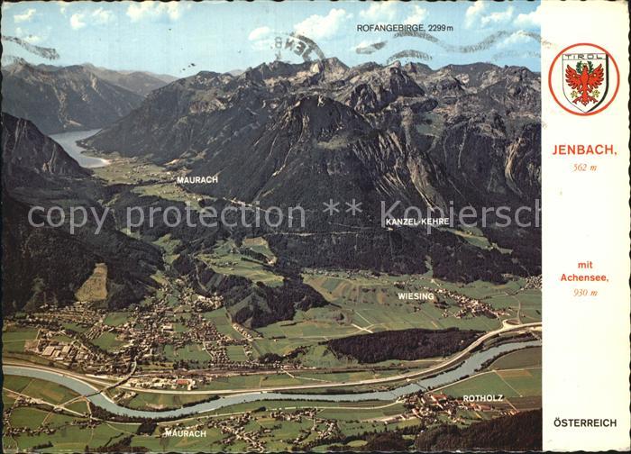 Jenbach Tirol am Achensee mit Maurach Wiesing Rotholz Rofangebirge