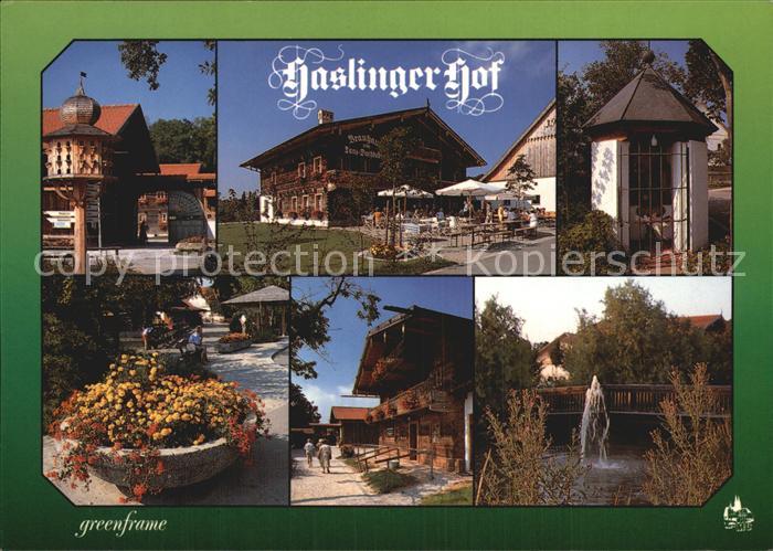 Bad Fuessing Haslinger Hof Terrasse Bildstock Teilansichten Fontaene