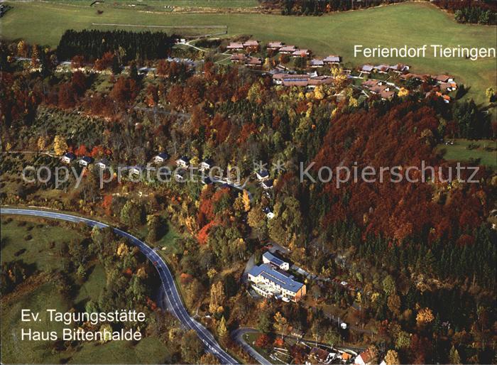 Tieringen Ev Tagungsstaette Haus Bittenhalde Feriendorf Tieringen Fliegeraufnahm
