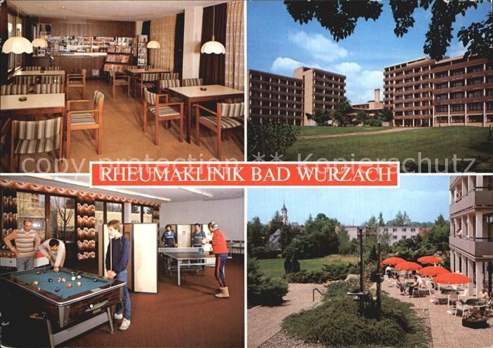 Bad Wurzach Rheumaklinik Gastraum Spielzimmer Terrasse