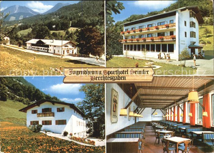 Salzberg Berchtesgaden Jugendheim und Sporthotel Seimler Gastraum