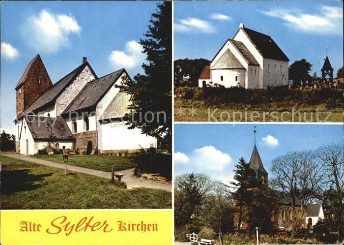 SYLT Insel Schleswig-Holstein St Severin Kirche Keitum St Martin Kirche Morsum