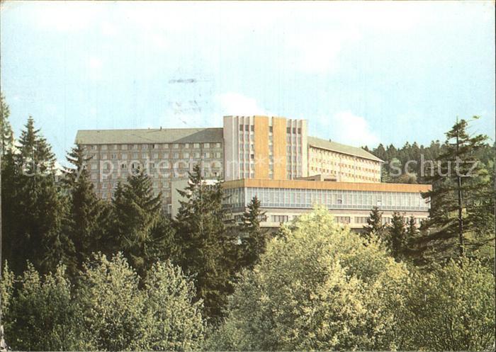 Oberhof Thueringen FDGB Erholungsheim Fritz Weineck