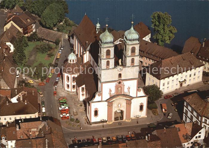 Bad Saeckingen St Fridolins Muenster Fliegeraufnahme
