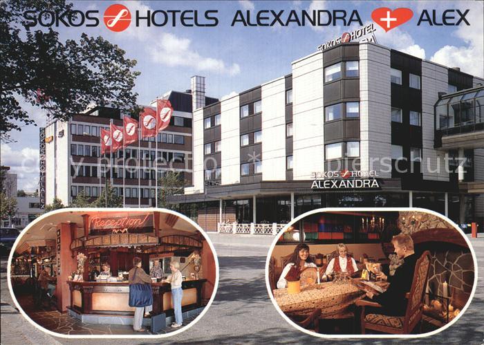 Jyvaeskylae Sokos Hotels Alexandra und Alex Reception Gaststube