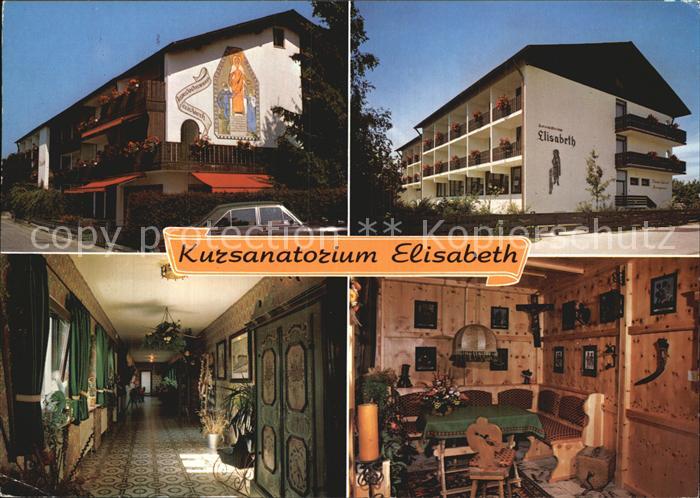 Bad Fuessing Kursanatorium Elisabeth Flur Gaststube
